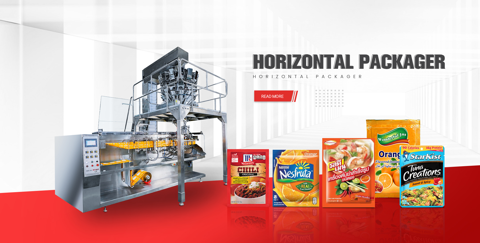 horizontal sachet packing machine 