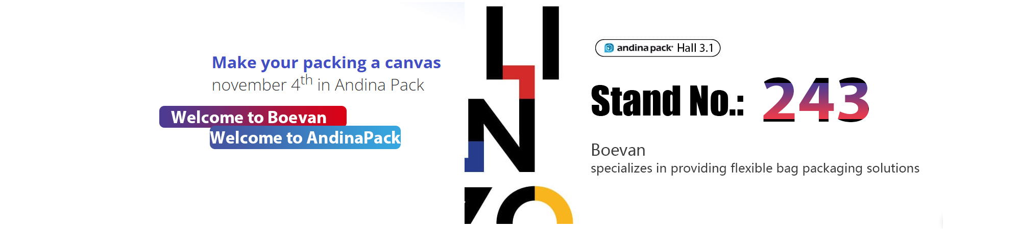 We are waiting for you at andinapack in Colombia from November 4th to 7th.