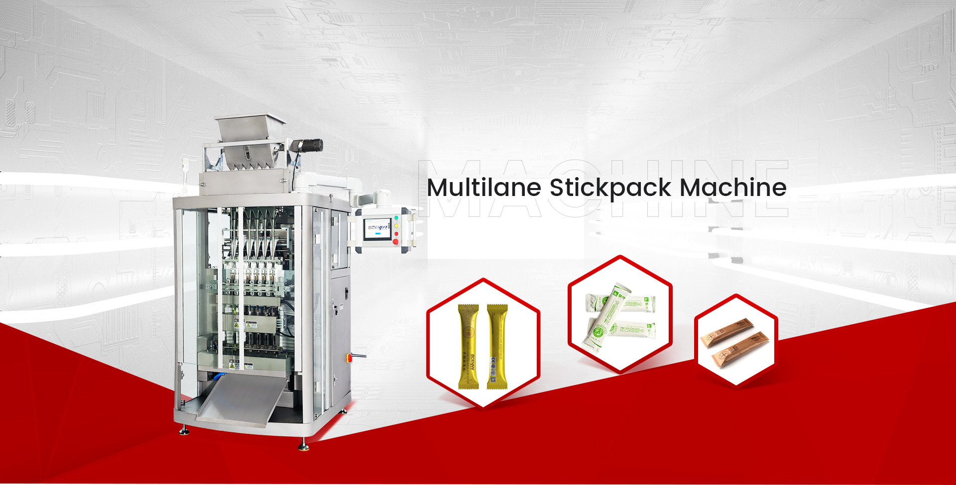 multi lanes stick packing machine