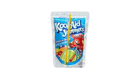 horizontal forming filling and sealing packing machine for fruit juce 
