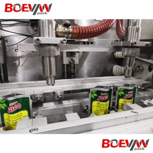 BHD-280DSZ Horizontaler Zipper Duplex Doypack-Verpackungsmaschine für Pulver
